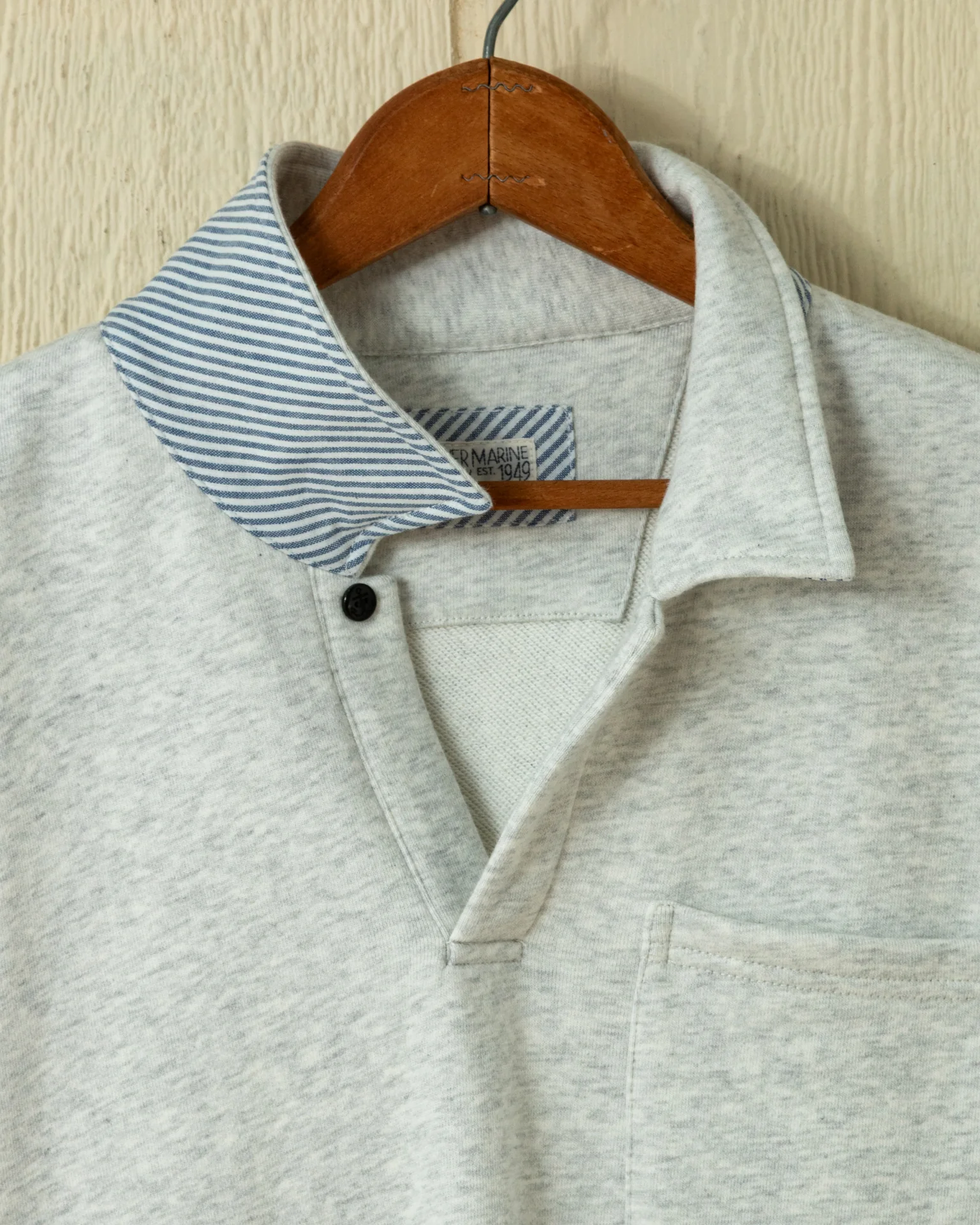 Acadia Polo in Collegiate Loopback Terry - Image 3