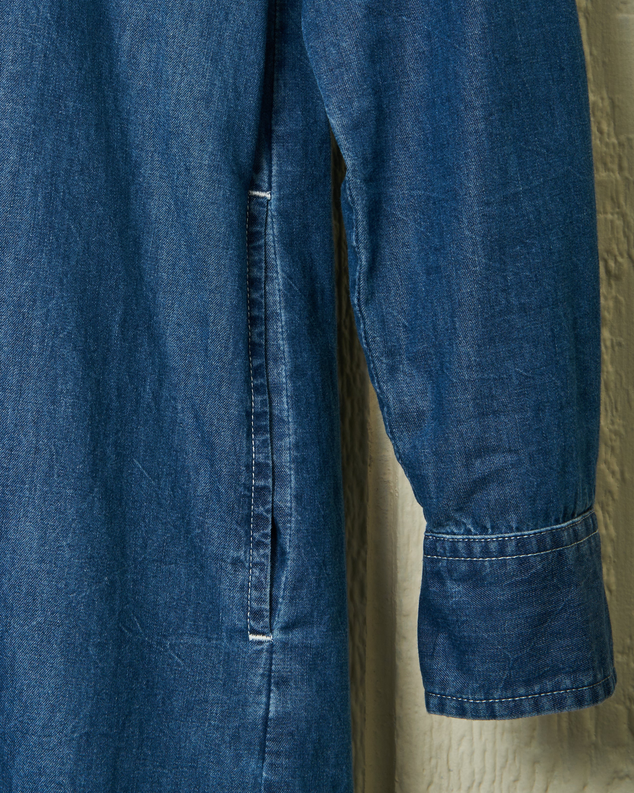 Denim Shirt Dress - Image 4
