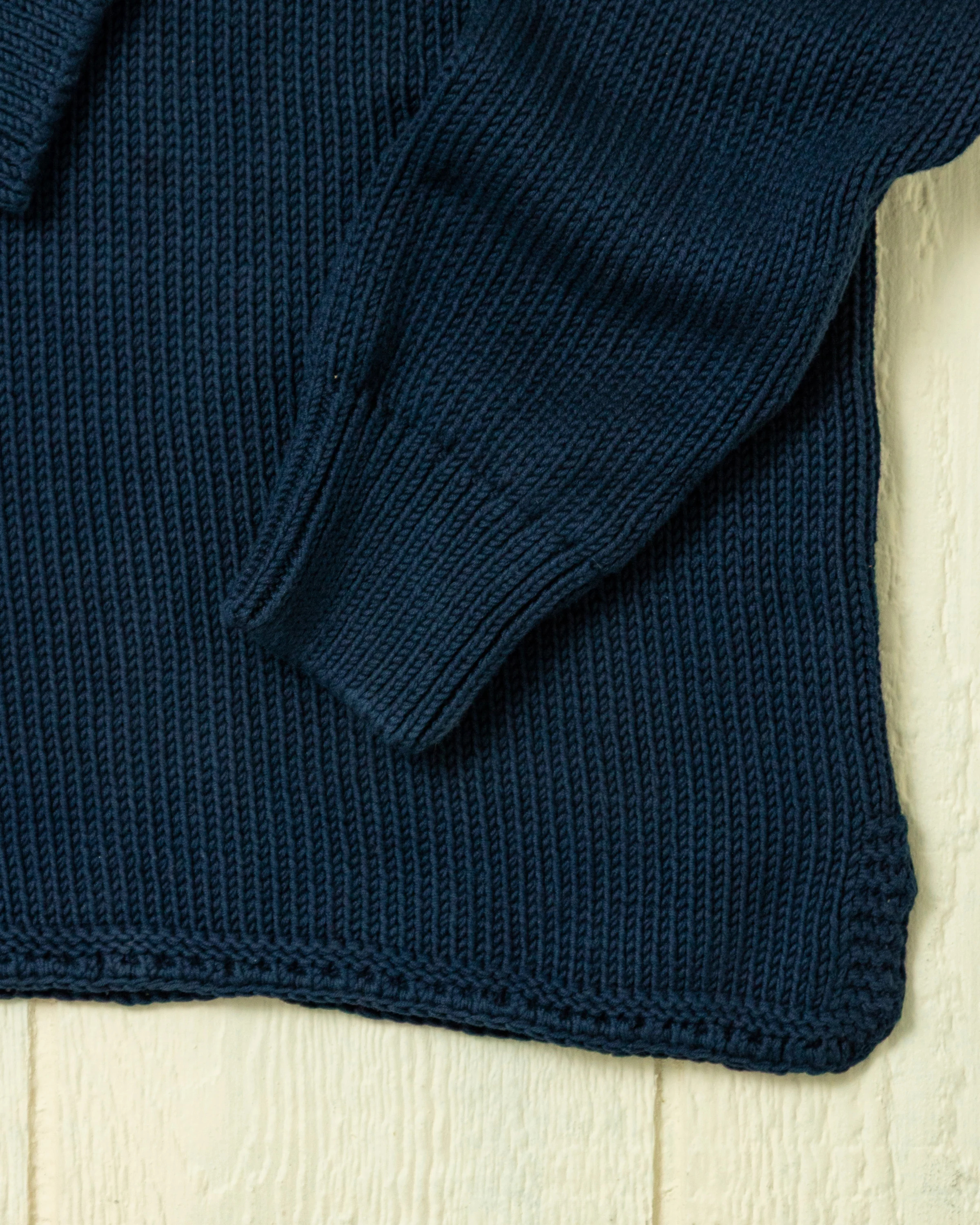 Dock Sweater in Navy - Image 3