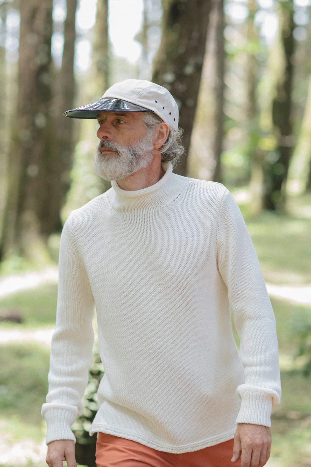 Fisherman's Sweater in Egret - Image 5