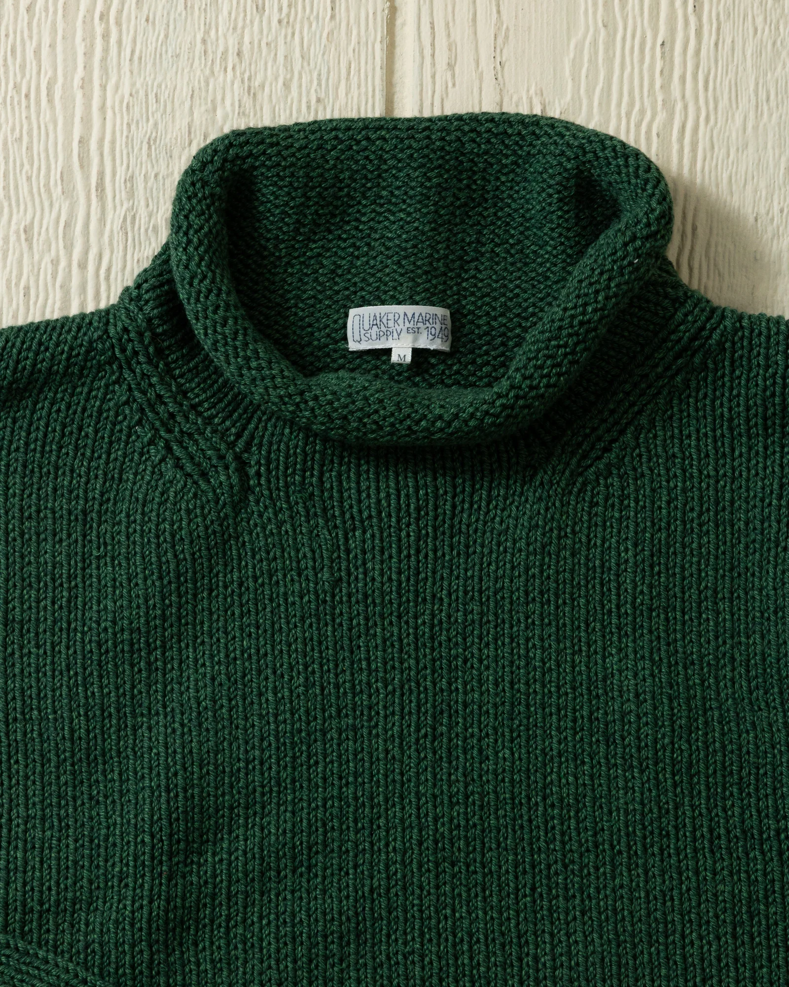 Fisherman's Sweater in Forest Mix - Image 7