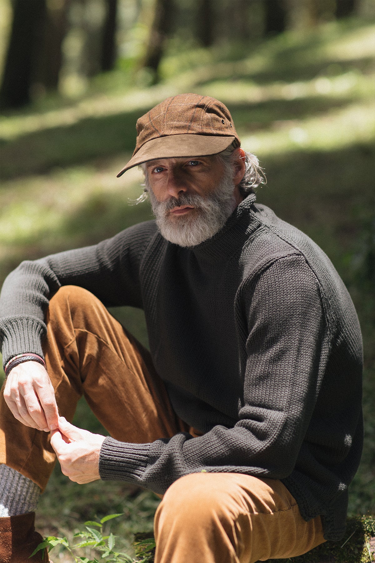 Fisherman's Sweater in Olive - Image 5