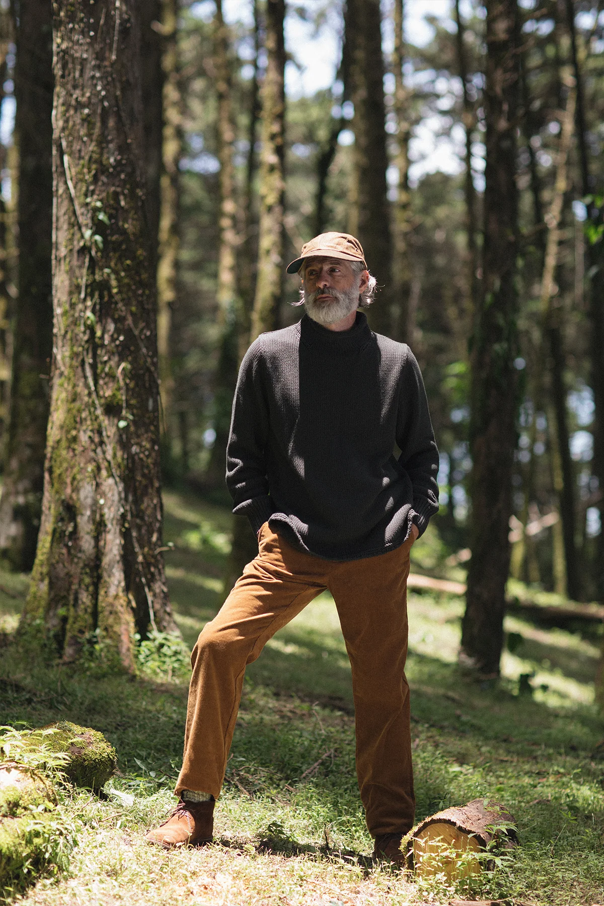 Fisherman's Sweater in Olive - Image 6