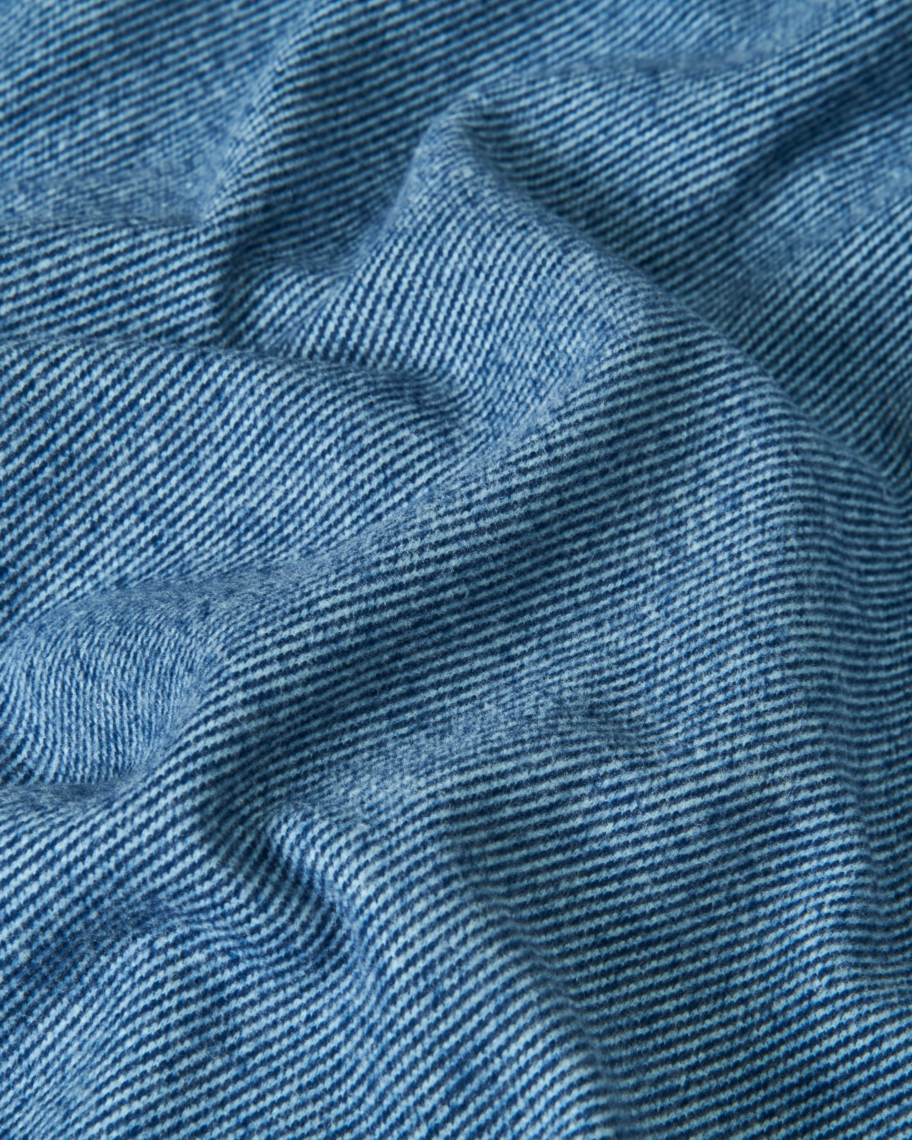 Fleece Overshirt in Ice Blue - Image 5