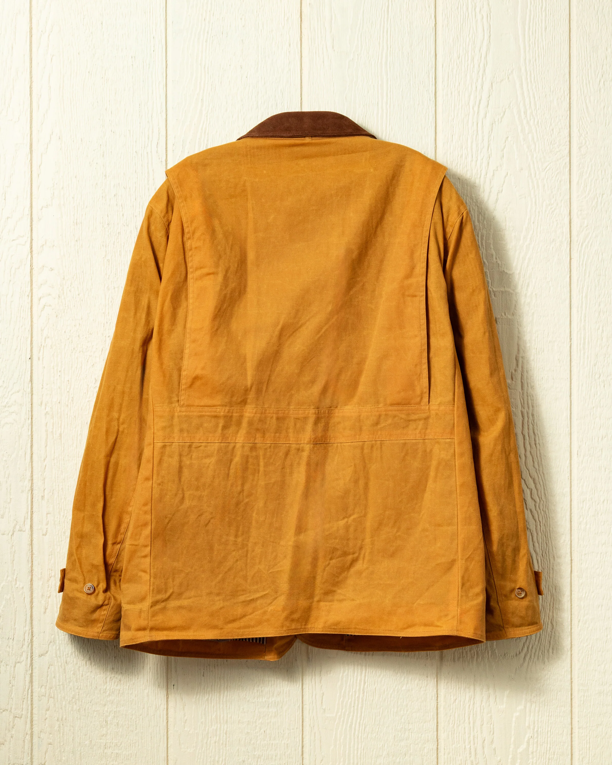Gamekeeper Jacket in Goldenrod Waxed Canvas - Image 8
