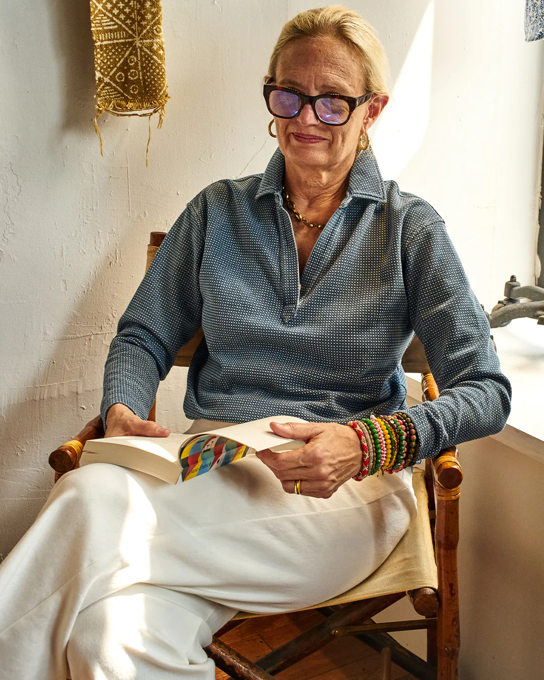 Indigo Inlet Pullover in Birdseye Pique - Image 8