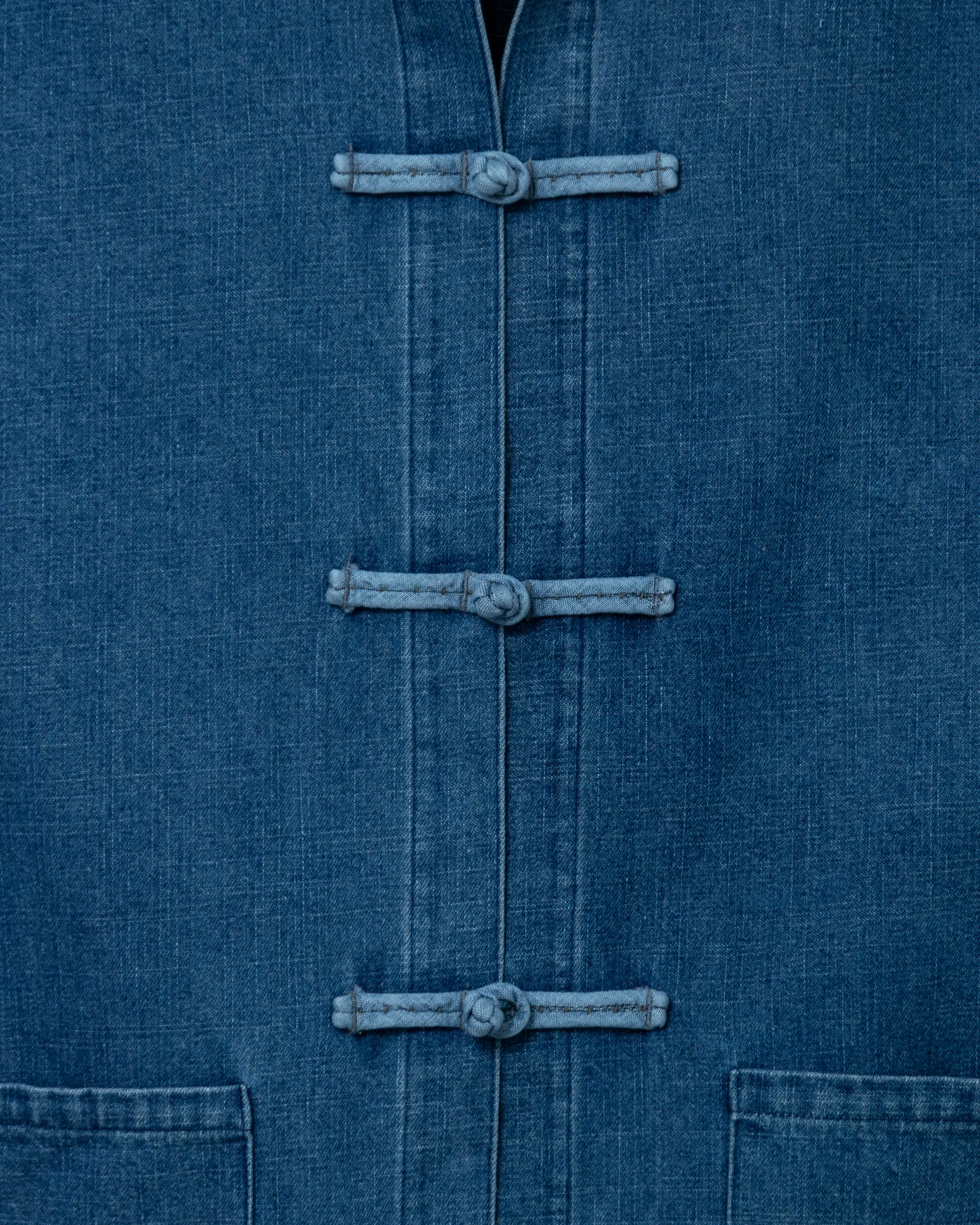 Martinique Jacket in Light Wash Denim - Image 3