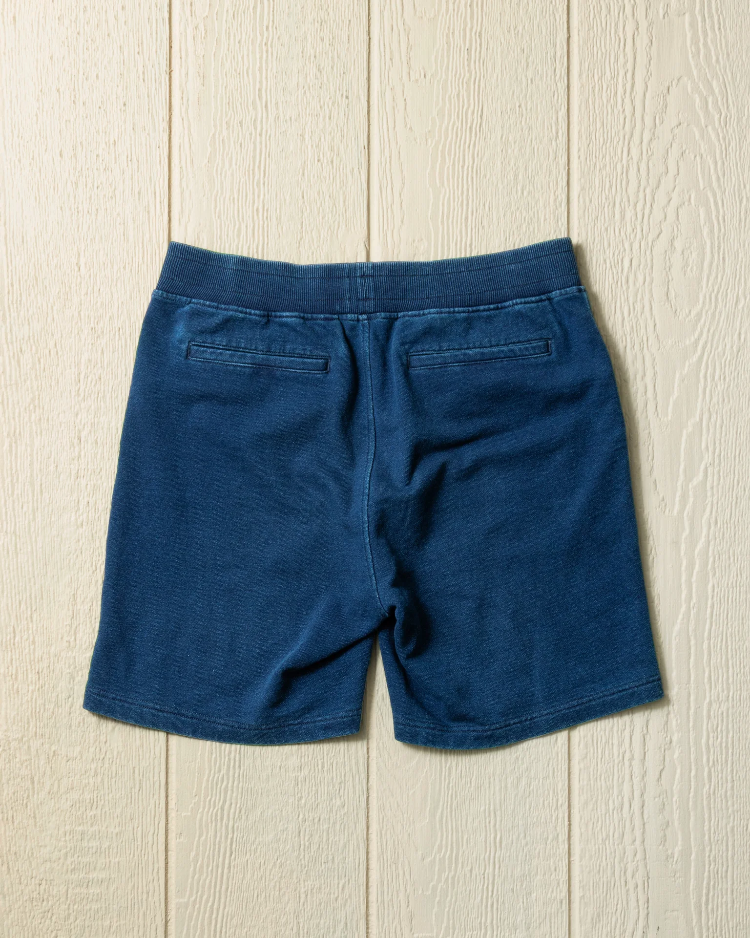 Monterey Short in Dark Wash Indigo Loopback Terry - Image 4