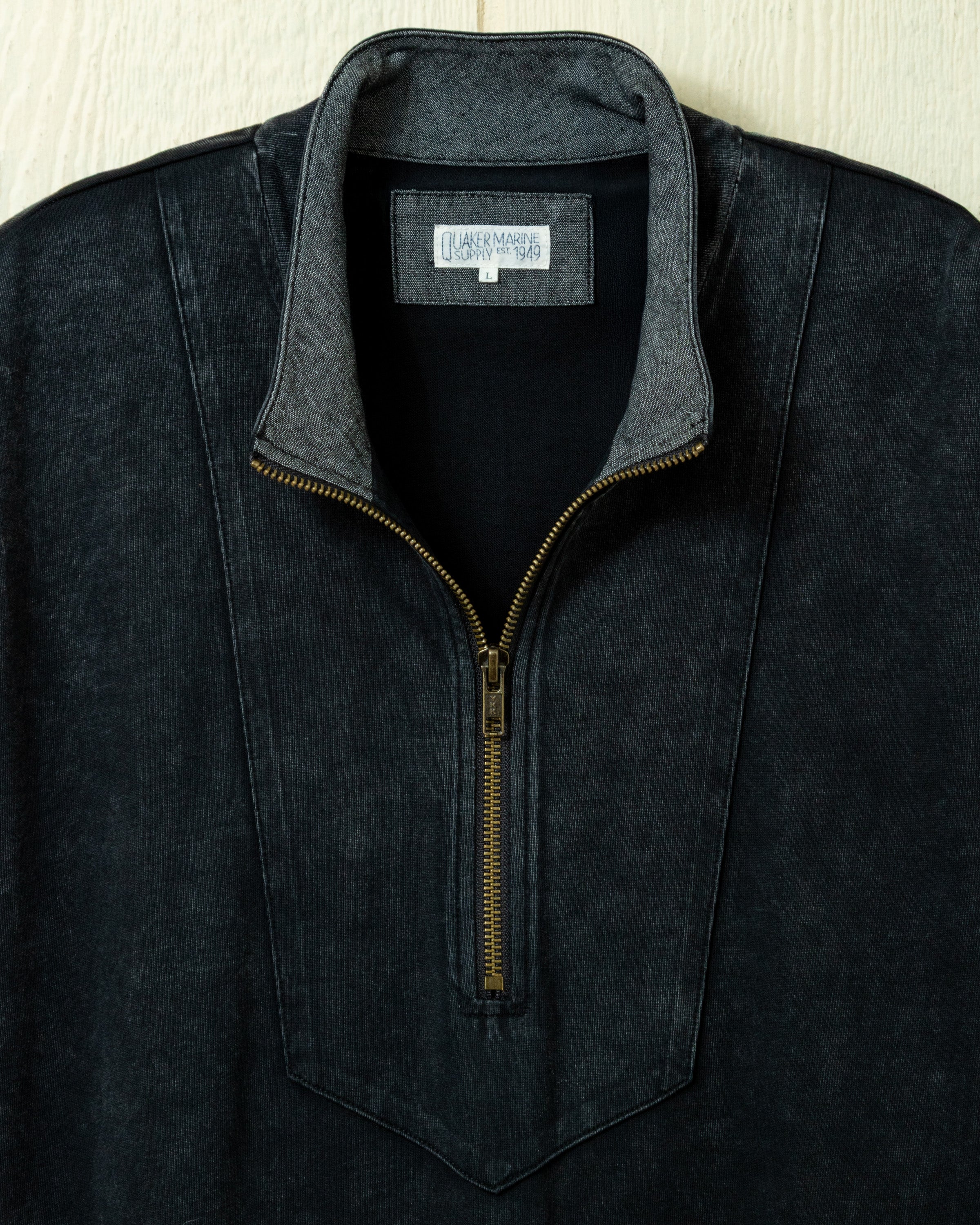 Saltwashed Sconset 1/4 Zip in Graphite - Image 3