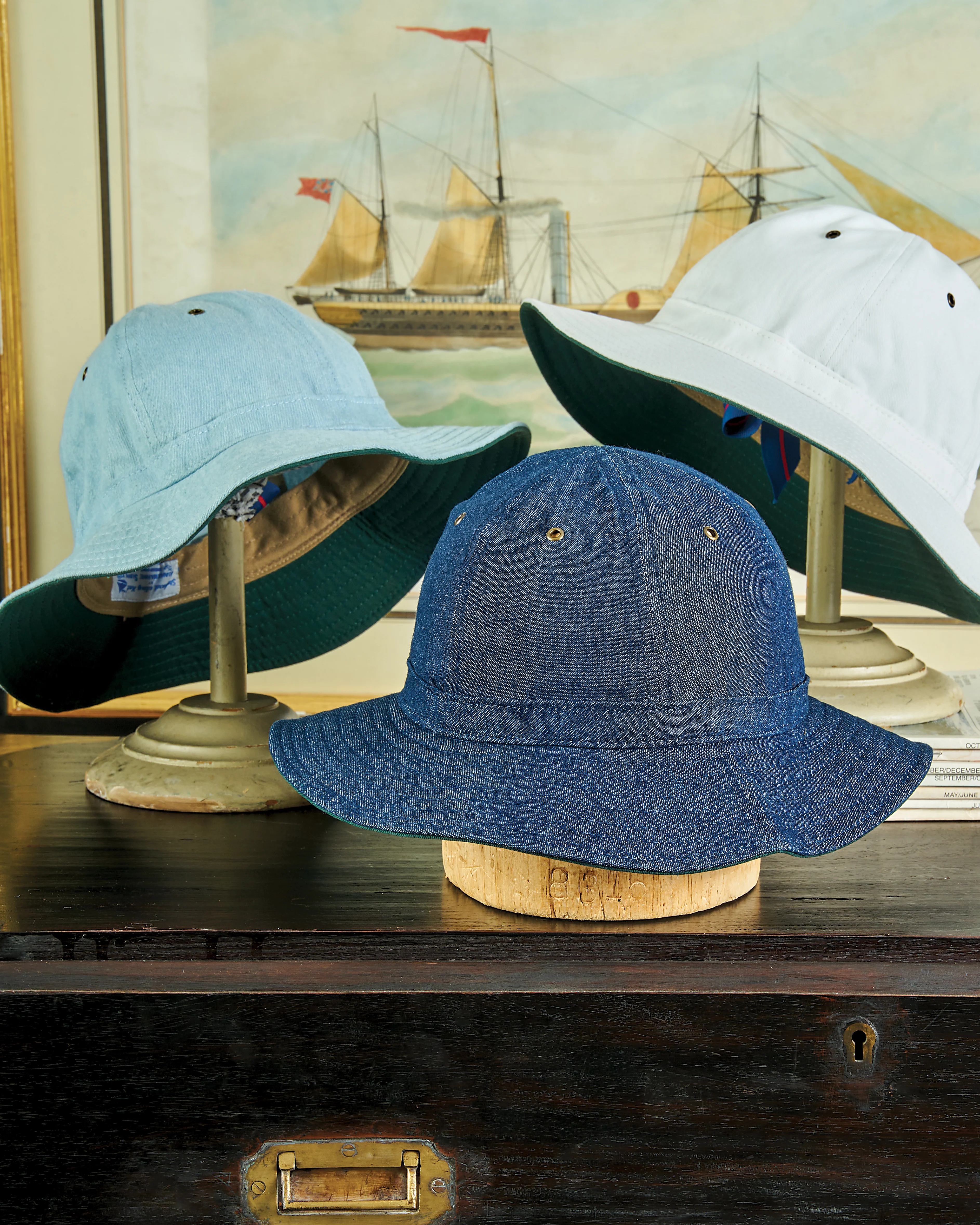 Standard Sailing Hat in Denim - Image 3