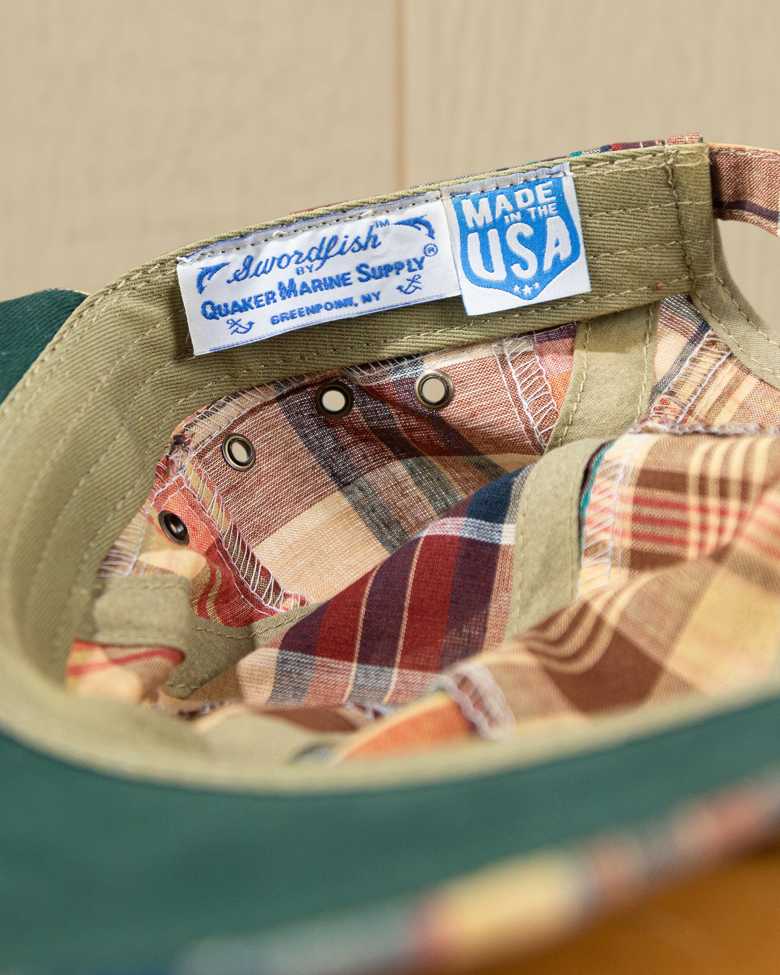 Swordfish in Antique Patchwork Madras - Image 3