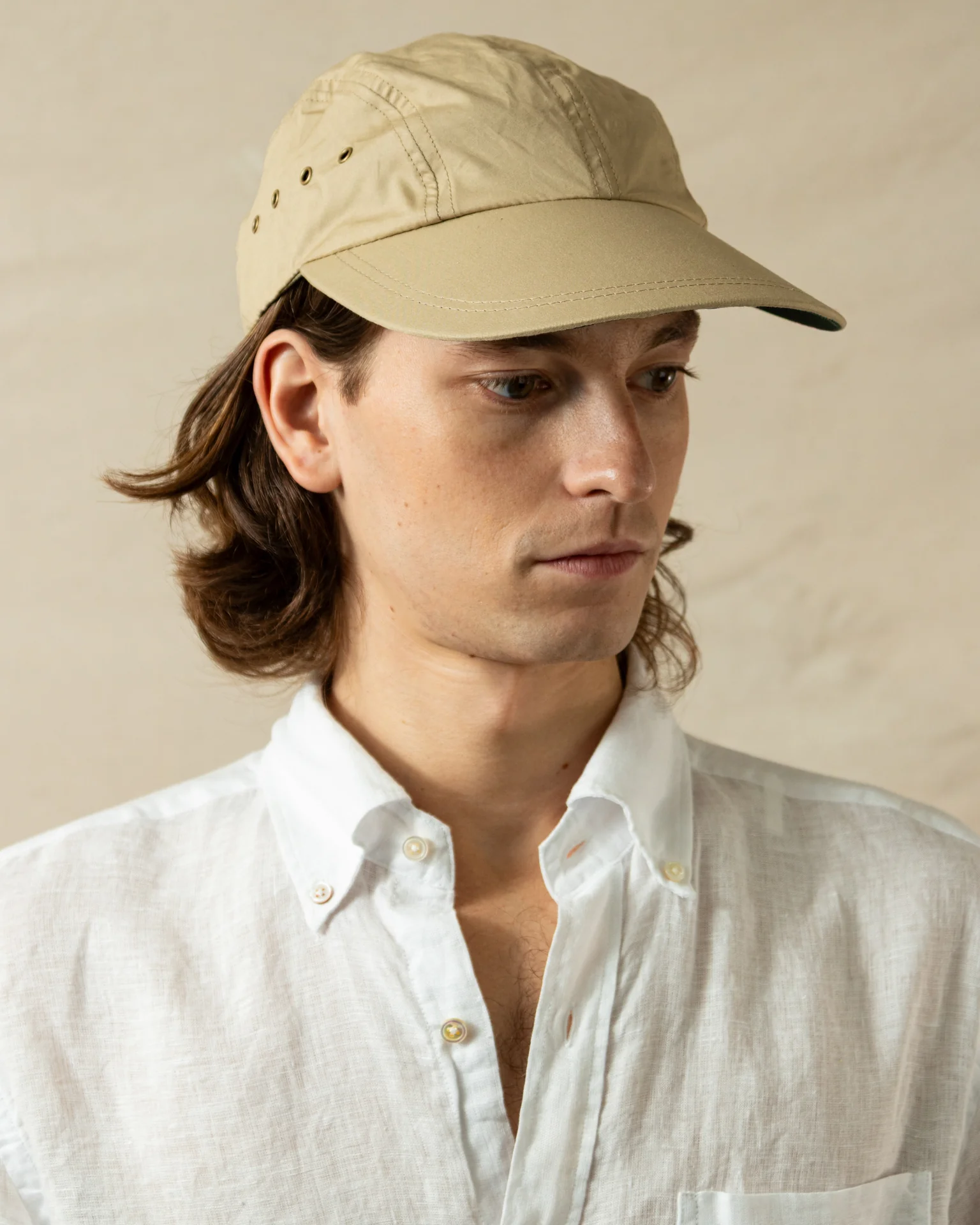 Swordfish in Khaki Poplin