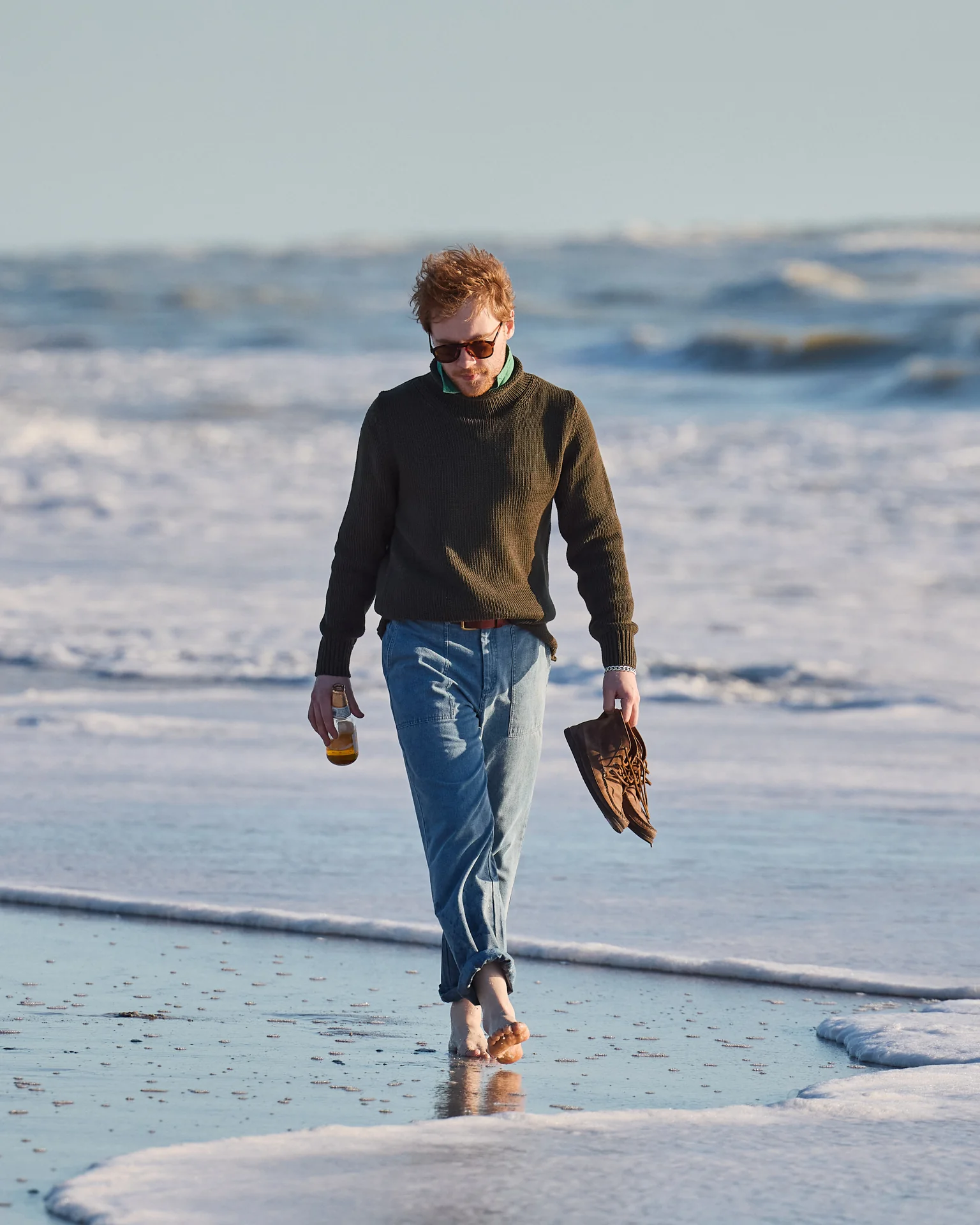 Ventura Pant in Light Wash Denim - Image 3