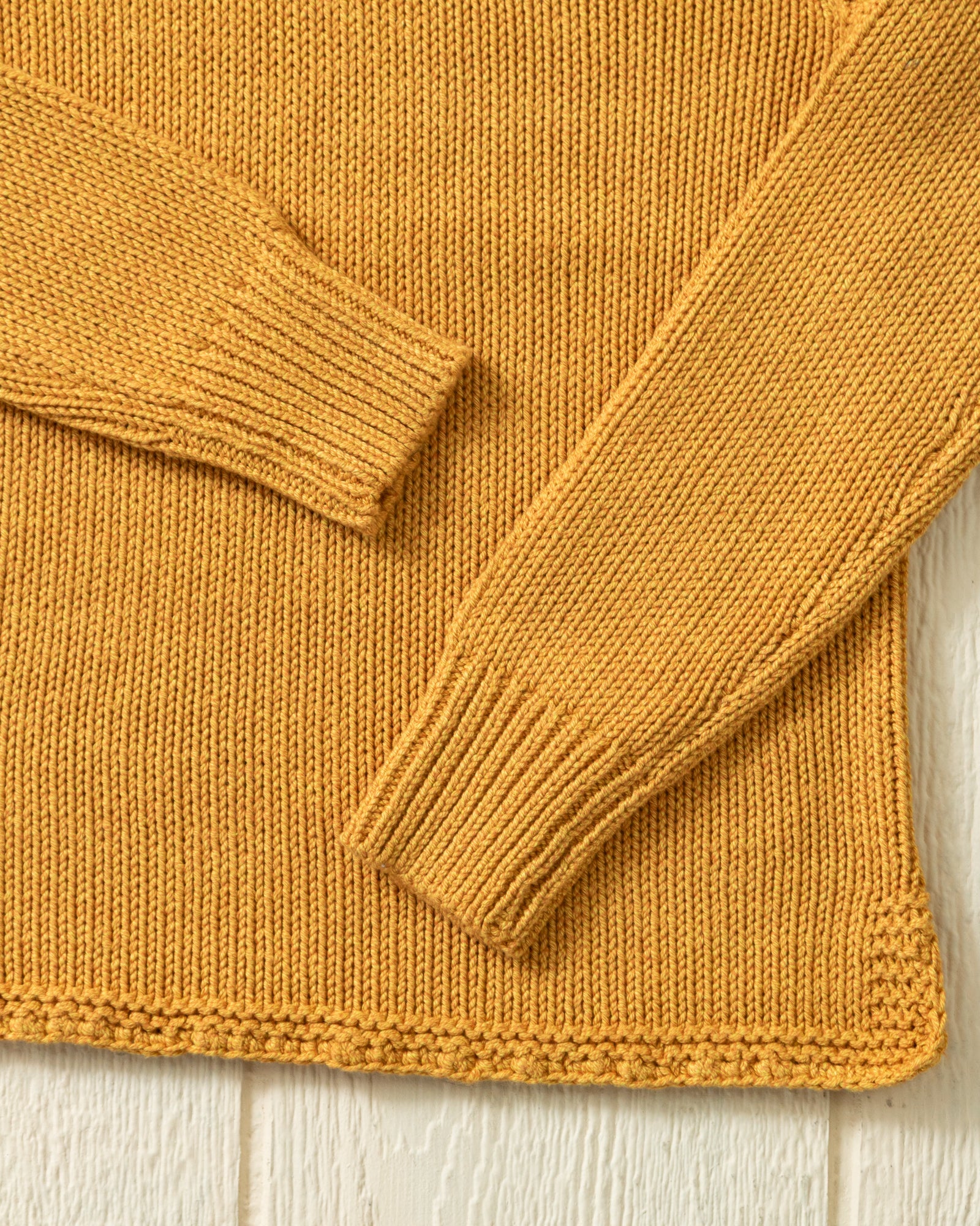 Women's Fisherman's Sweater in Sun Mix - Image 3