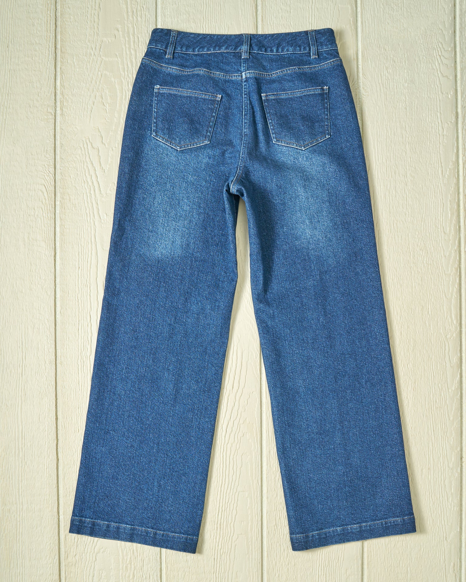Women's Five Pocket Jean in Dark Wash Denim - Image 5