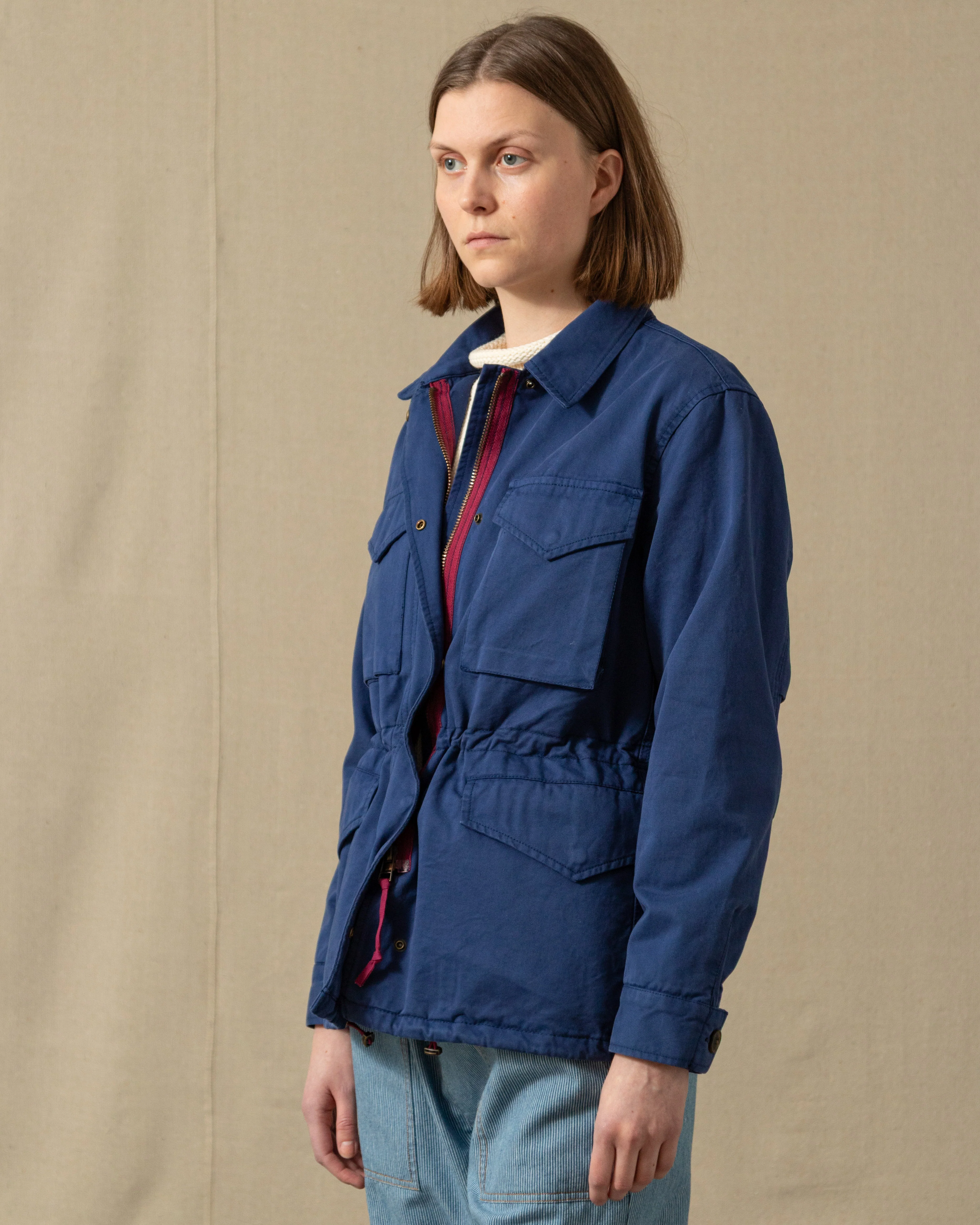 Women's QMS Field Jacket in Ink - Image 3