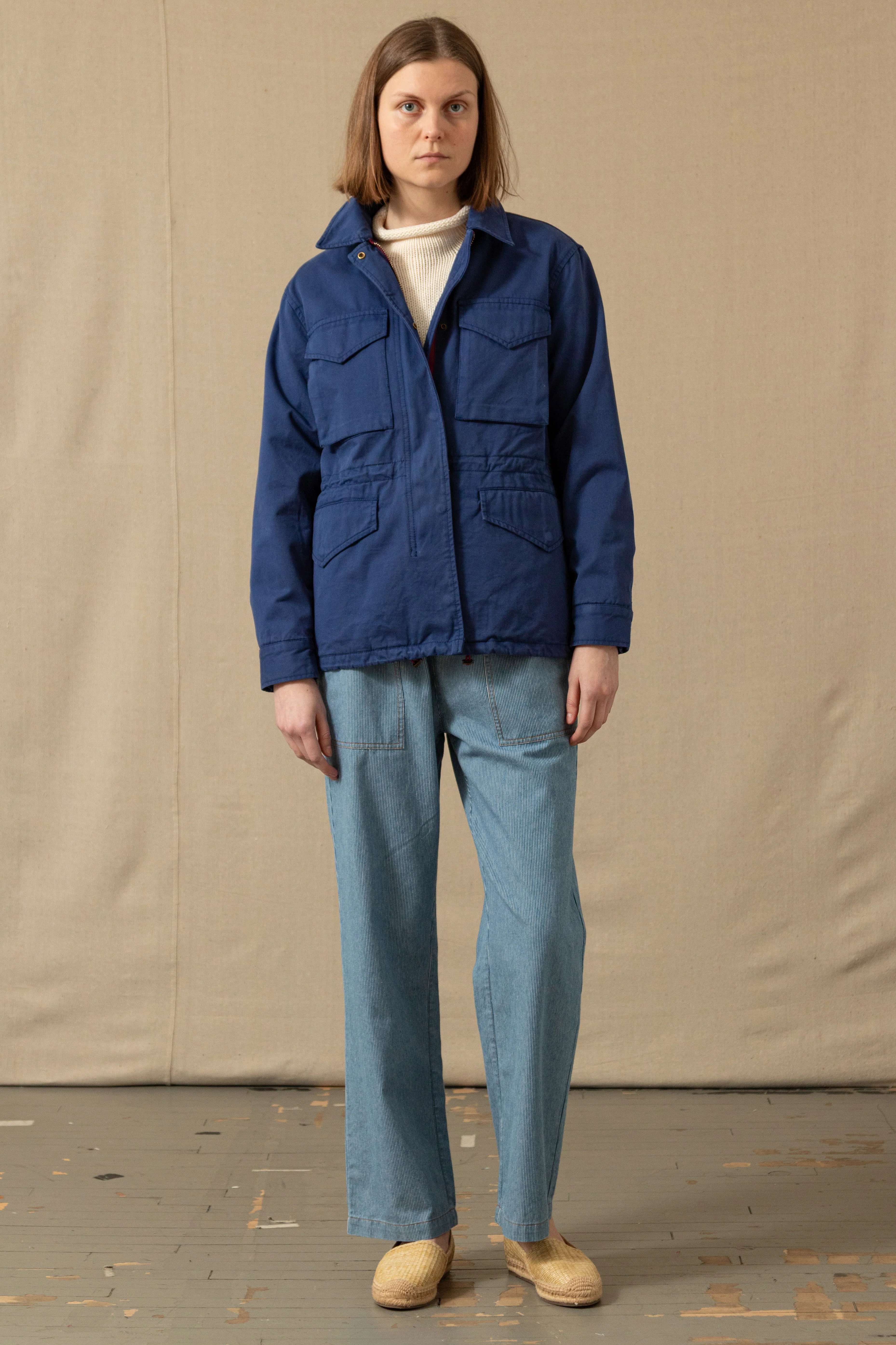 Women's QMS Field Jacket in Ink - Image 5