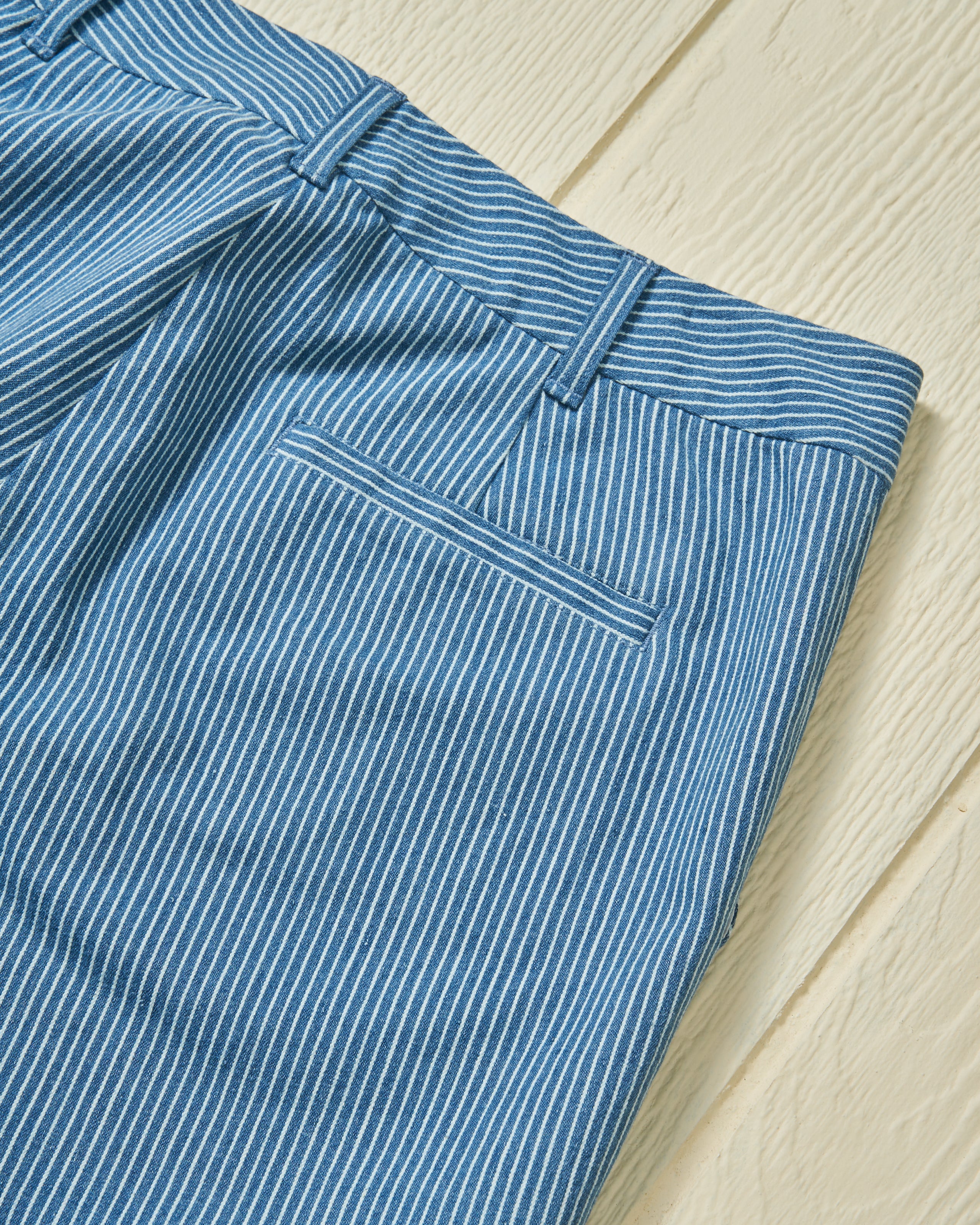 Women's Relaxed Pant in Railroad Stripe - Image 4